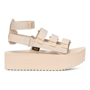 Teva Flatform Mevia Women Platform Sandals White | YIMDO-8317