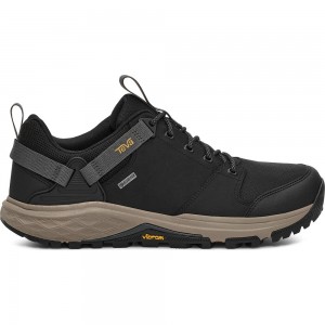 Teva Grandview Gtx Low Men Boots Black | SYLJH-4725