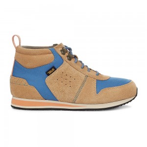 Teva Highside '84 Mid Women Boots Blue Khaki | QIOLU-1396