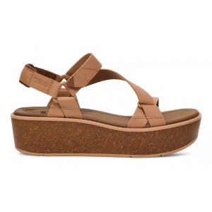 Teva Madera Wedge Women Platform Sandals Brown | ZAJRM-8076