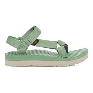 Teva Midform Universal Women Platform Sandals Green | XWGQY-5873