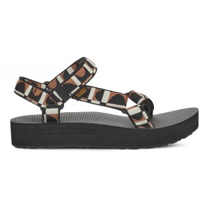 Teva Midform Universal Women Platform Sandals Black | AXQKM-2537