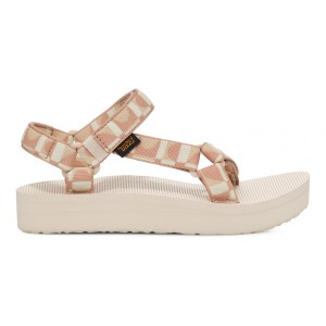 Teva Midform Universal Women Platform Sandals White Pink | MZXYH-2038