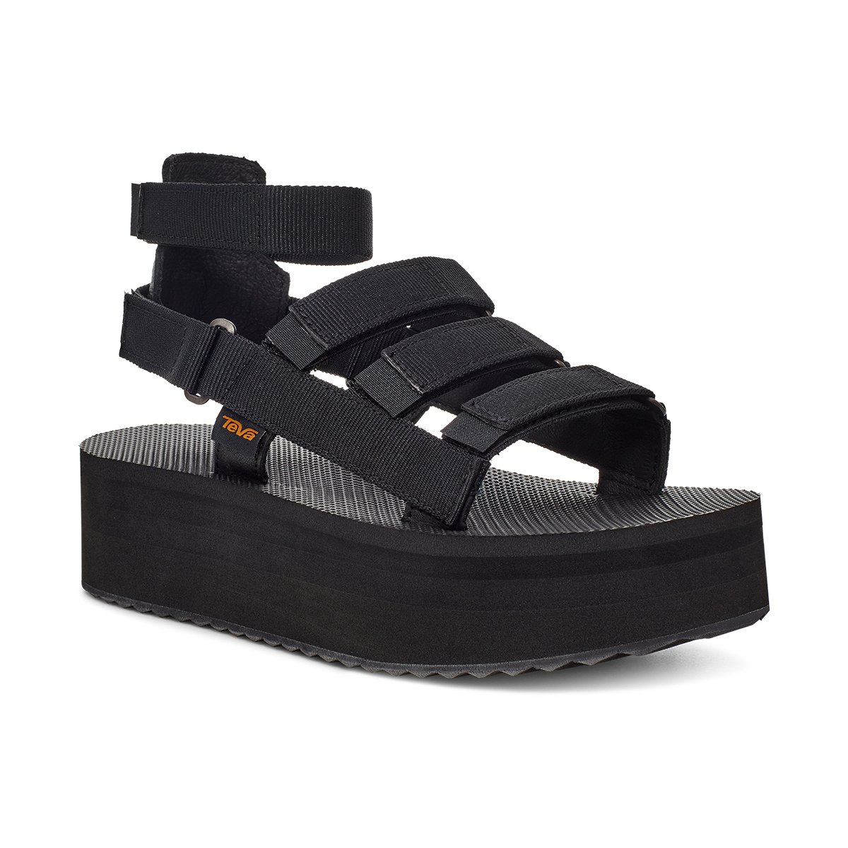 Teva Flatform Mevia Women Platform Sandals Black | IJPLT-4829