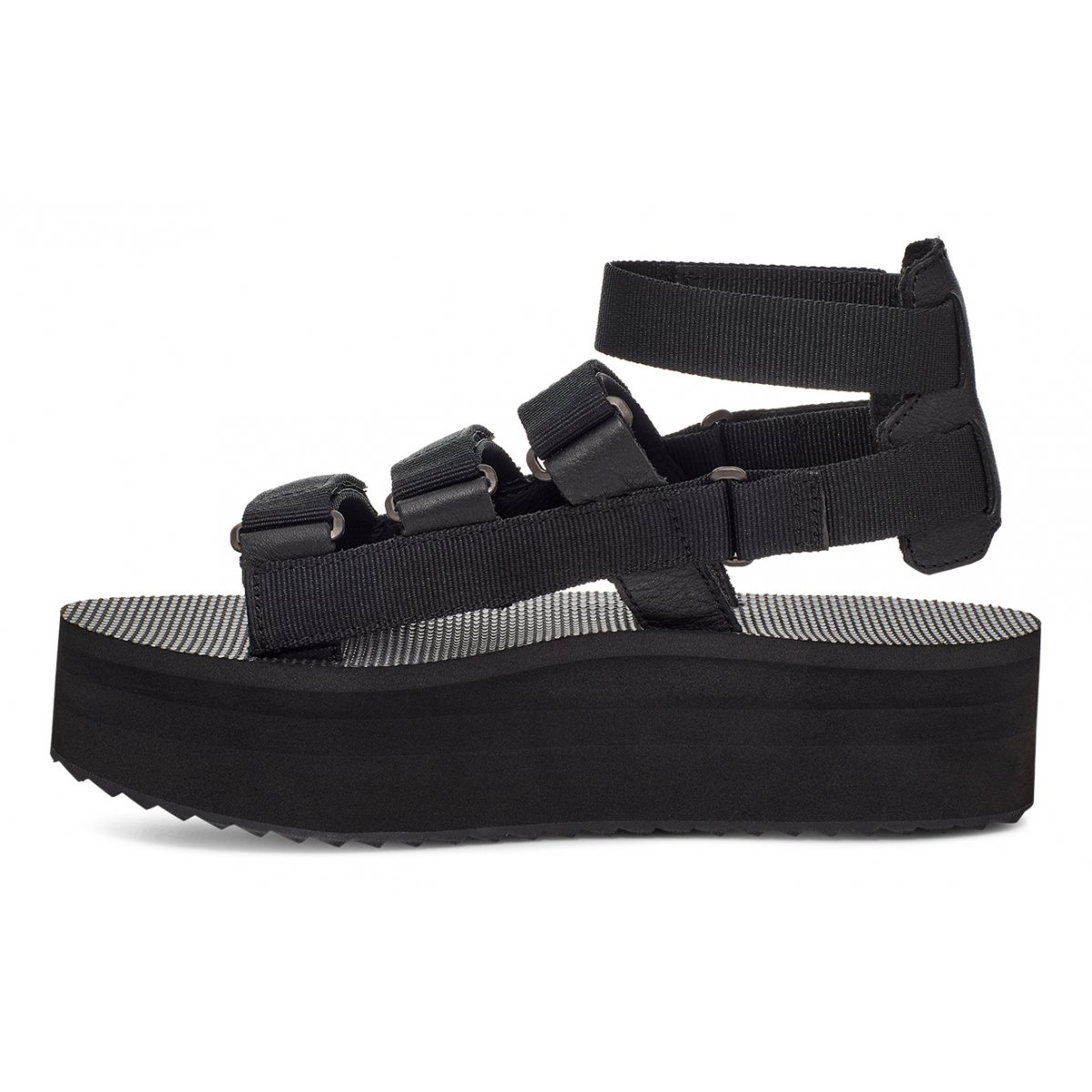 Teva Flatform Mevia Women Platform Sandals Black | IJPLT-4829