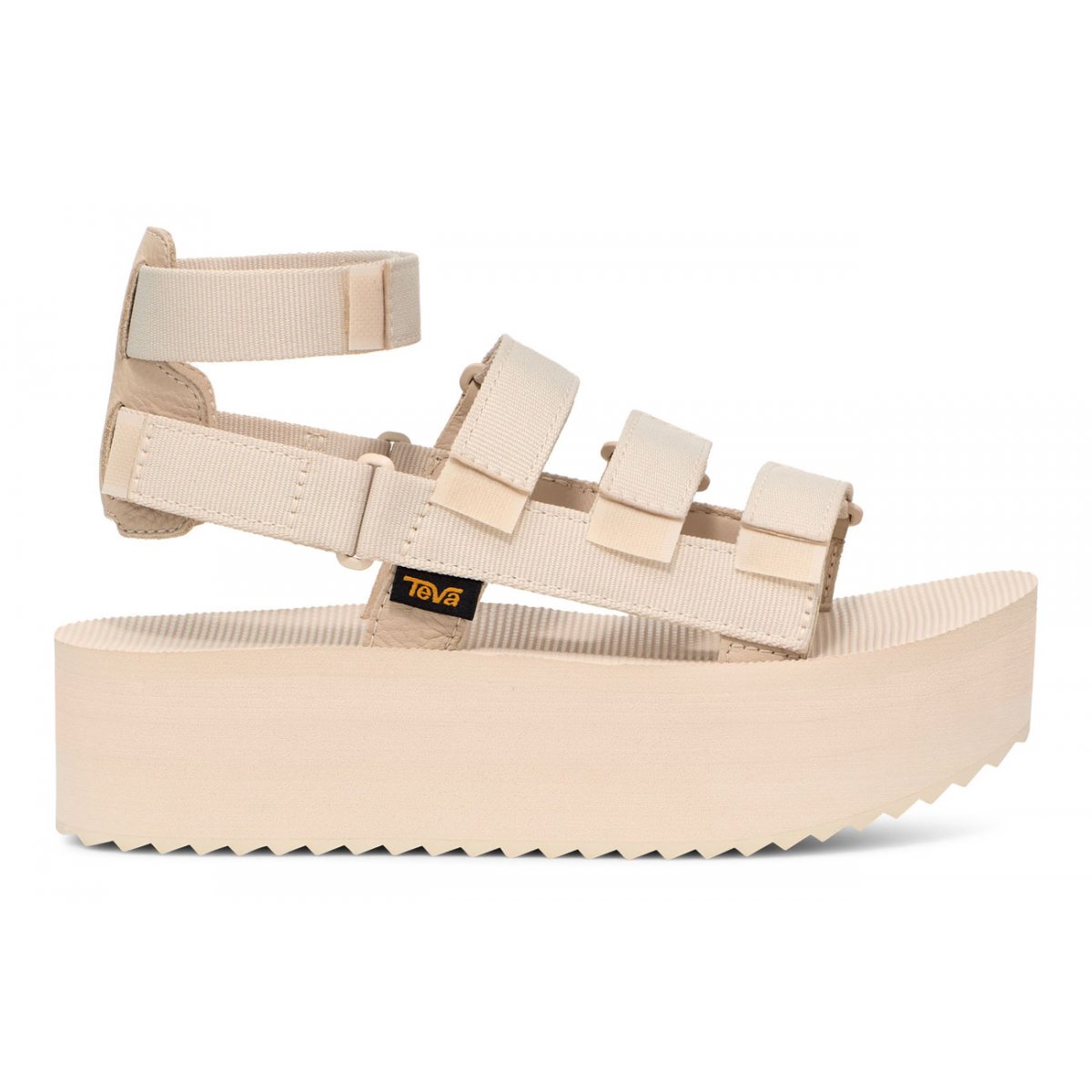 Teva Flatform Mevia Women Platform Sandals White | YIMDO-8317