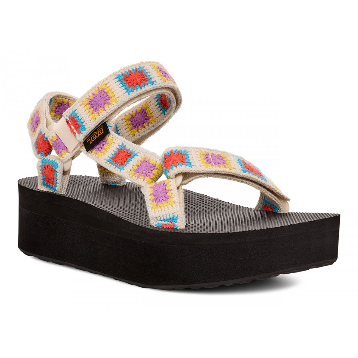 Teva Flatform Universal Crochet Women Platform Sandals Multicolor | HWCVX-8697