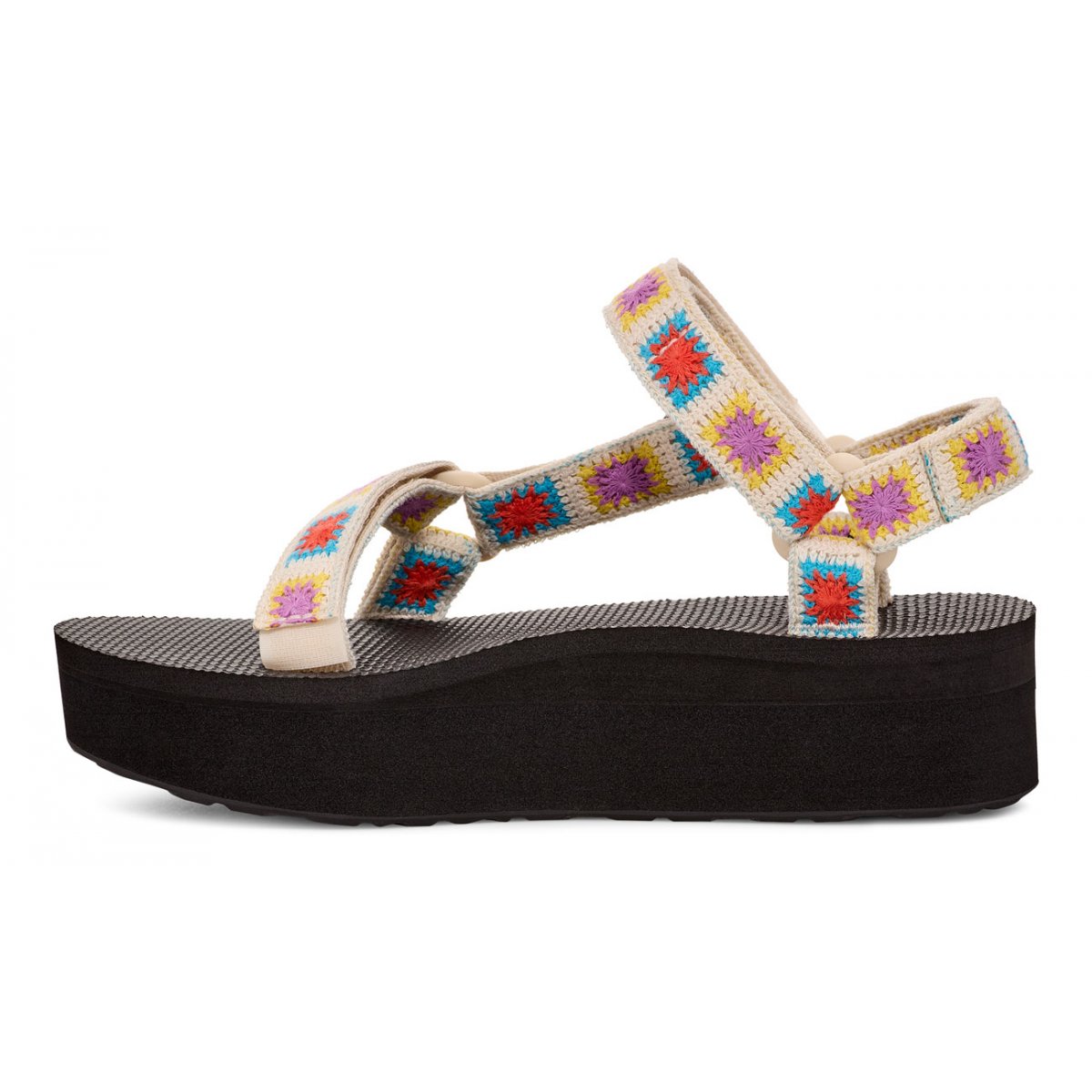 Teva Flatform Universal Crochet Women Platform Sandals Multicolor | HWCVX-8697