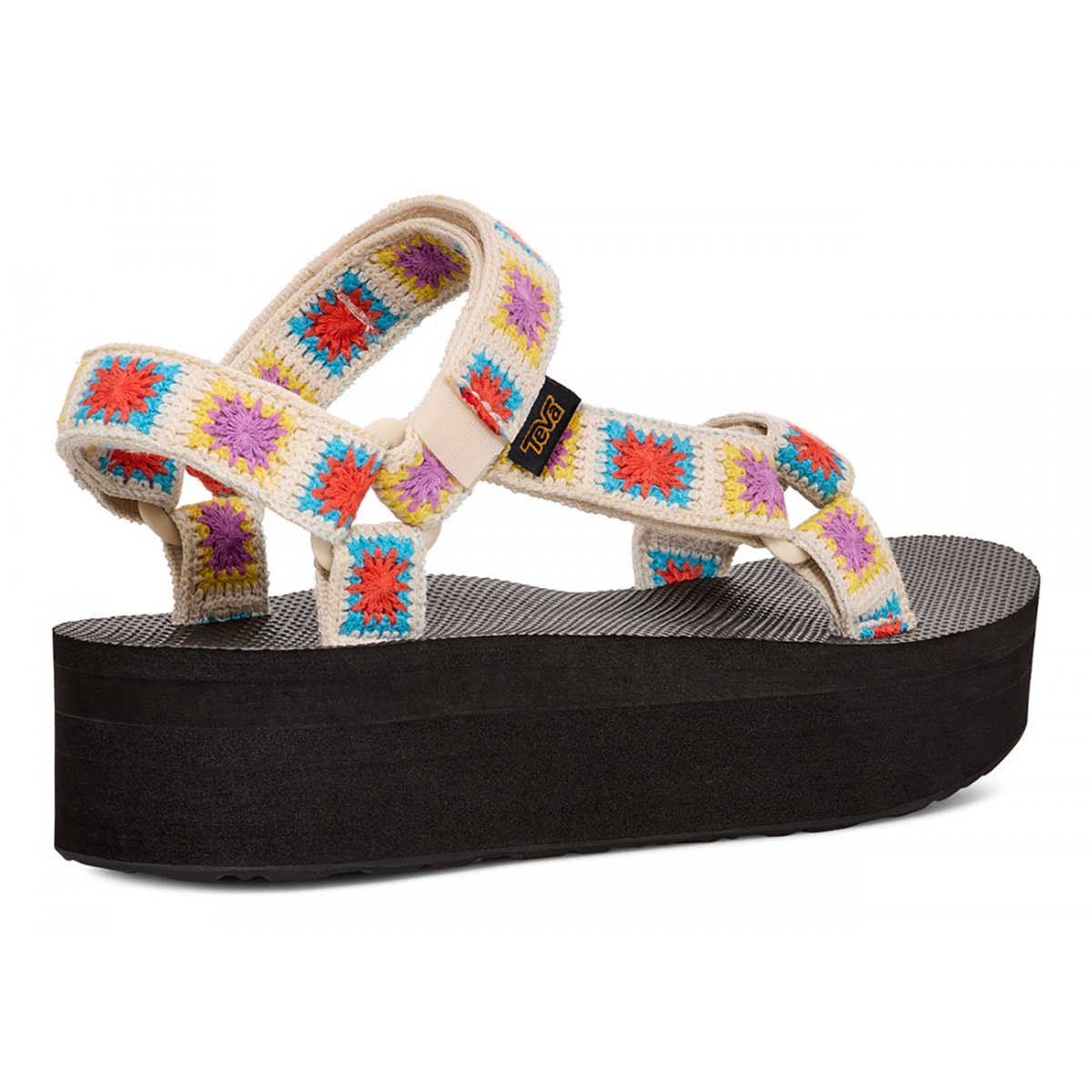 Teva Flatform Universal Crochet Women Platform Sandals Multicolor | HWCVX-8697