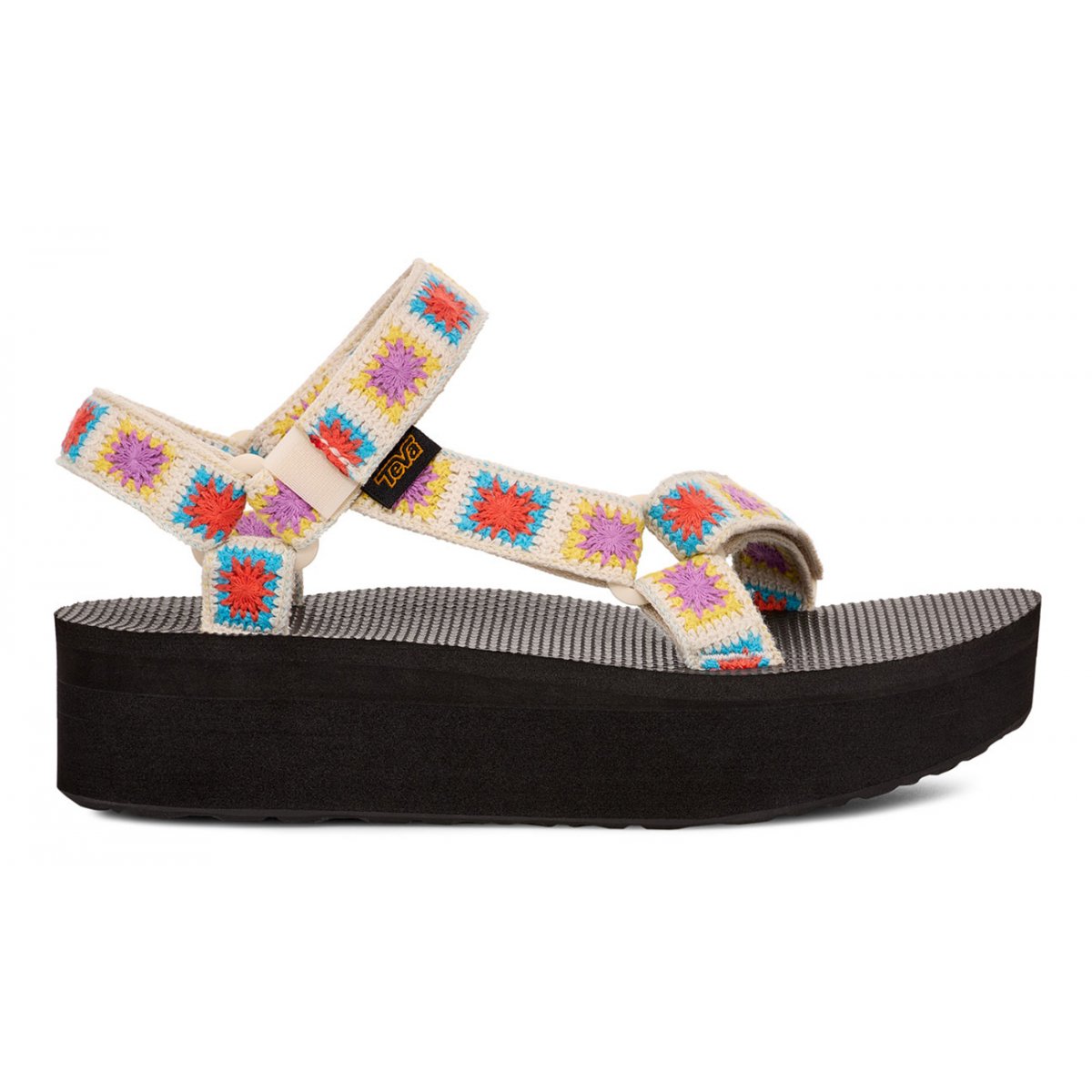 Teva Flatform Universal Crochet Women Platform Sandals Multicolor | HWCVX-8697