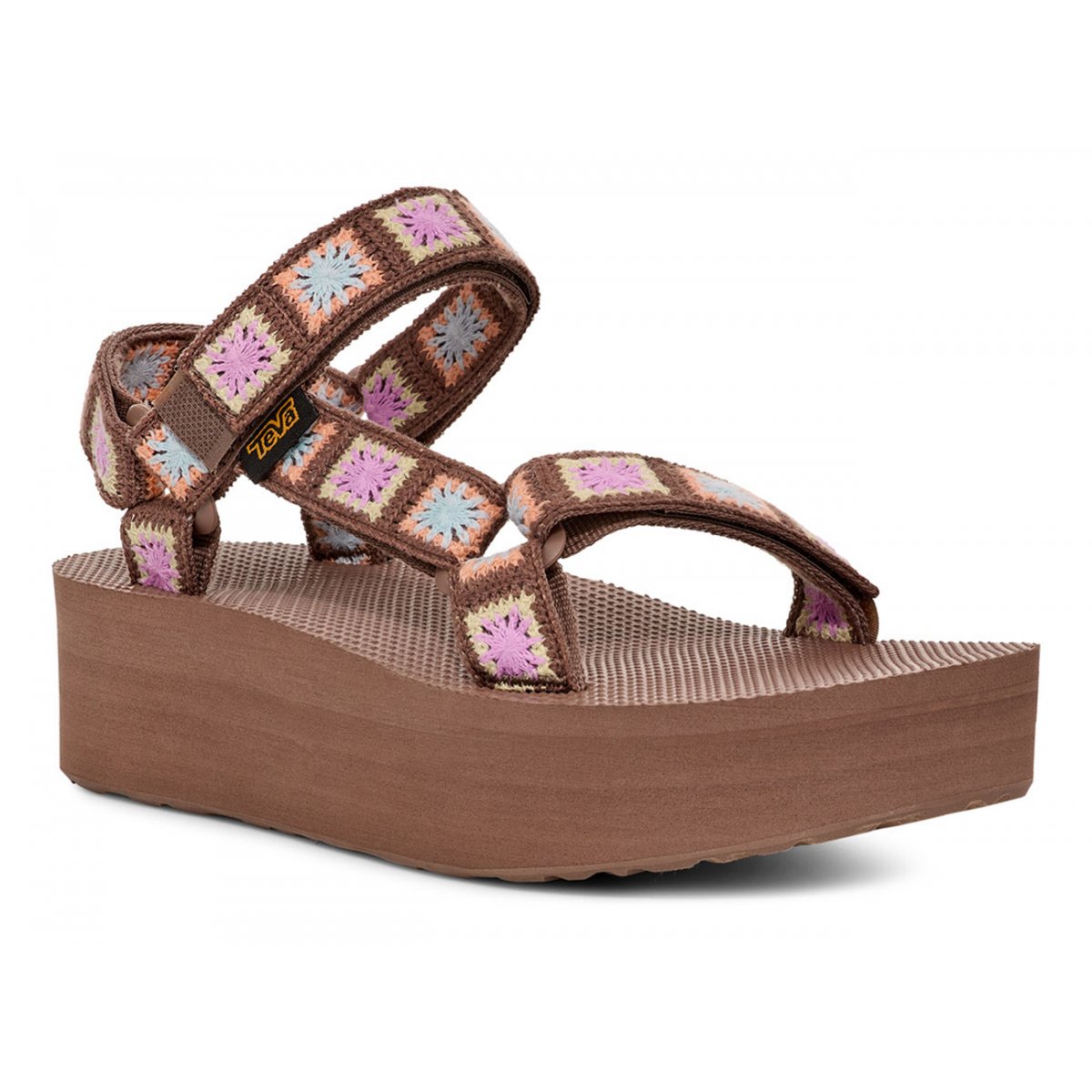 Teva Flatform Universal Crochet Women Platform Sandals Multicolor | TCAEX-1768