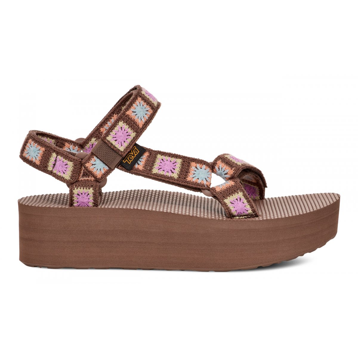 Teva Flatform Universal Crochet Women Platform Sandals Multicolor | TCAEX-1768