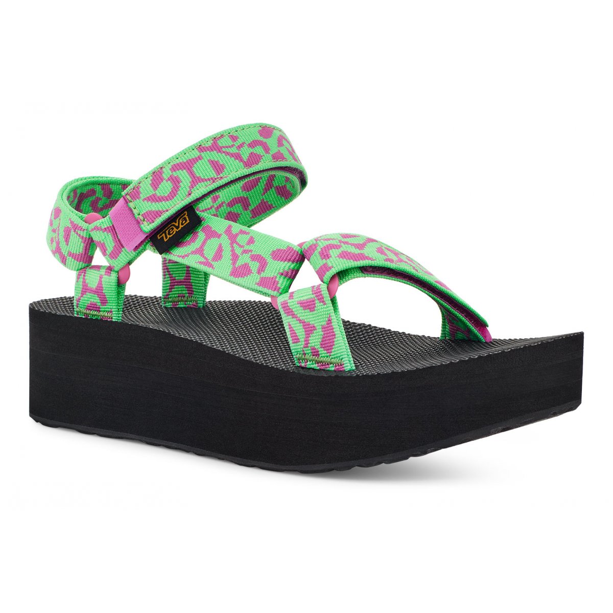 Teva Flatform Universal Women Platform Sandals Green | DHEJB-3421