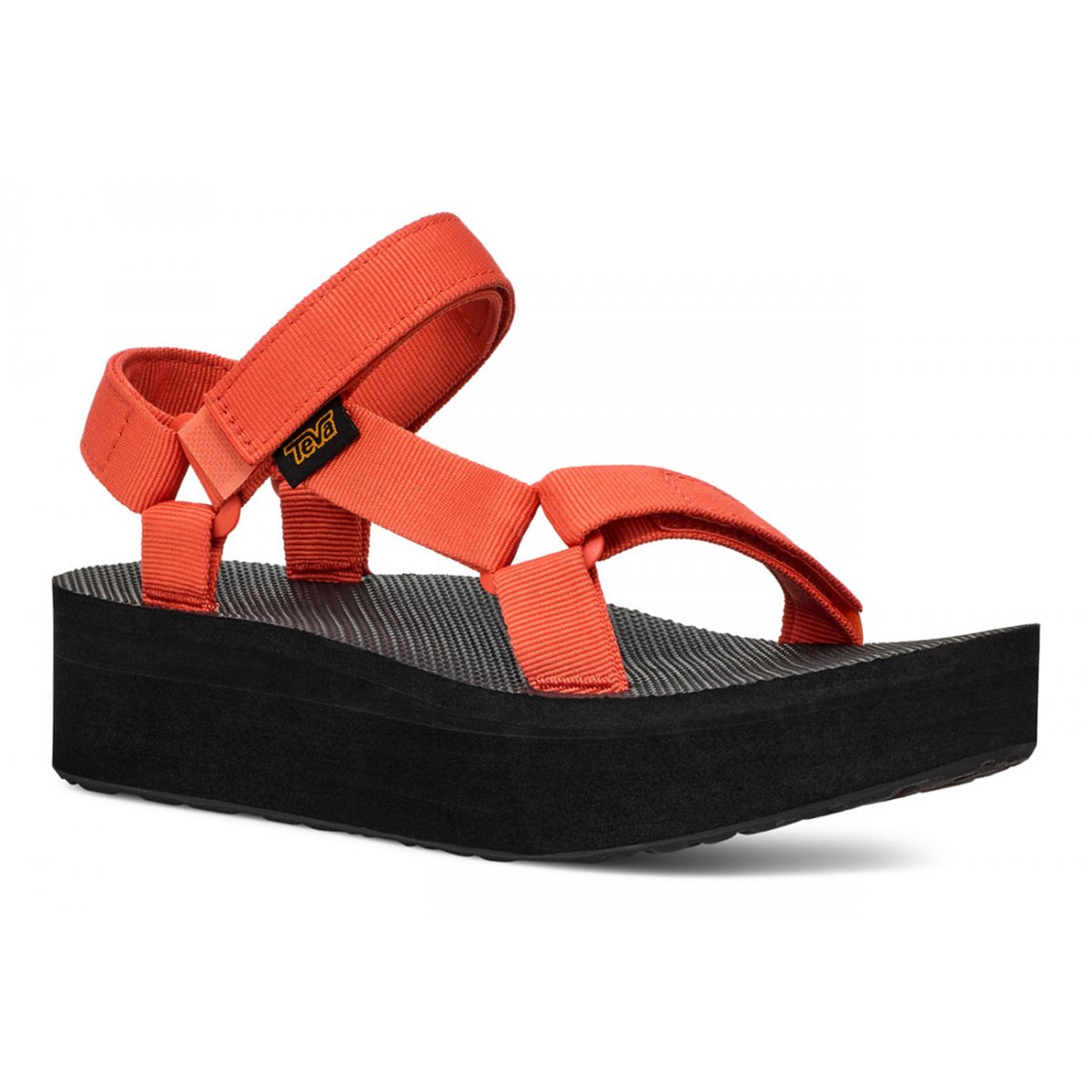 Teva Flatform Universal Women Platform Sandals Red Black | NWVRE-4082