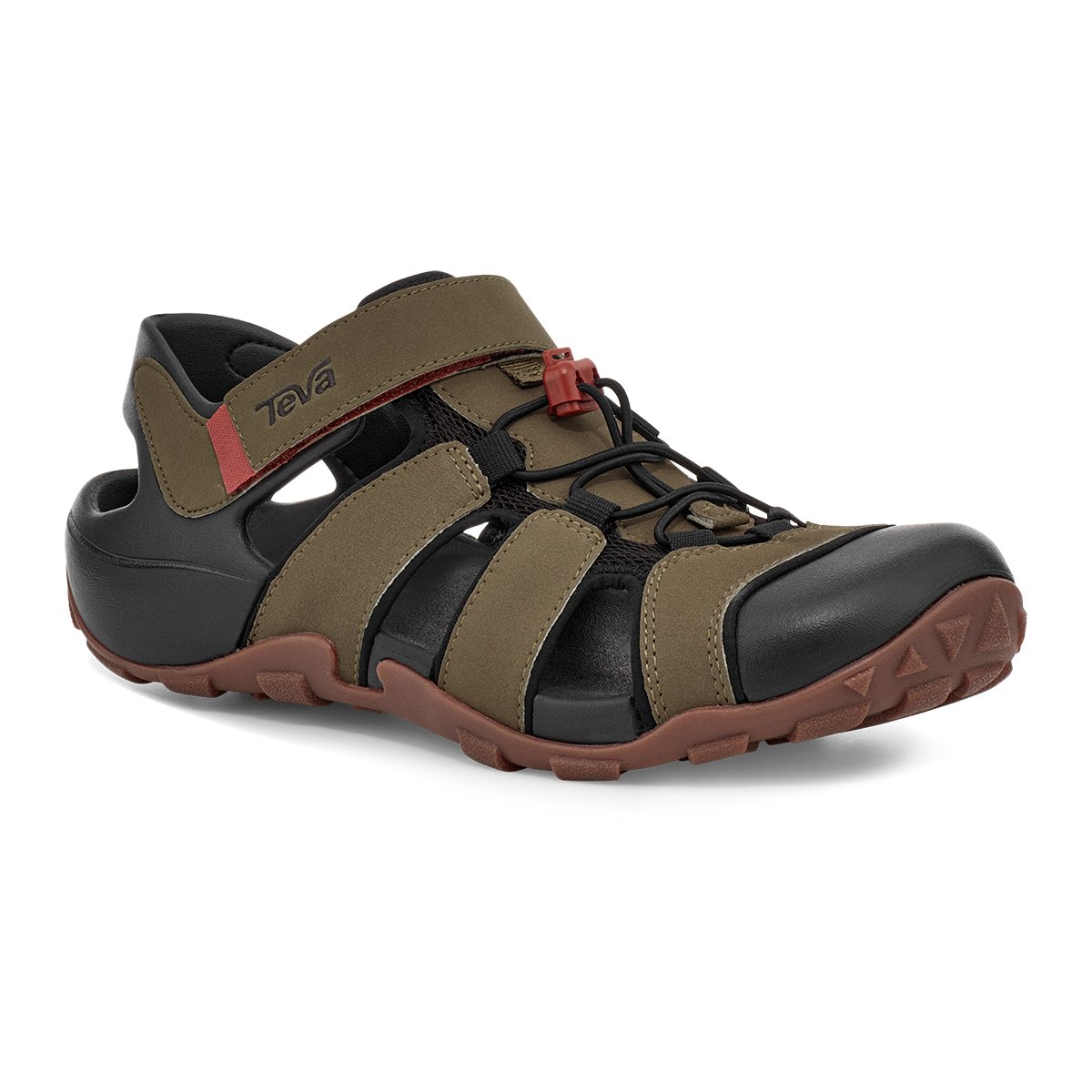 Teva Flintwood Men Sandals Olive | JWAUD-0875