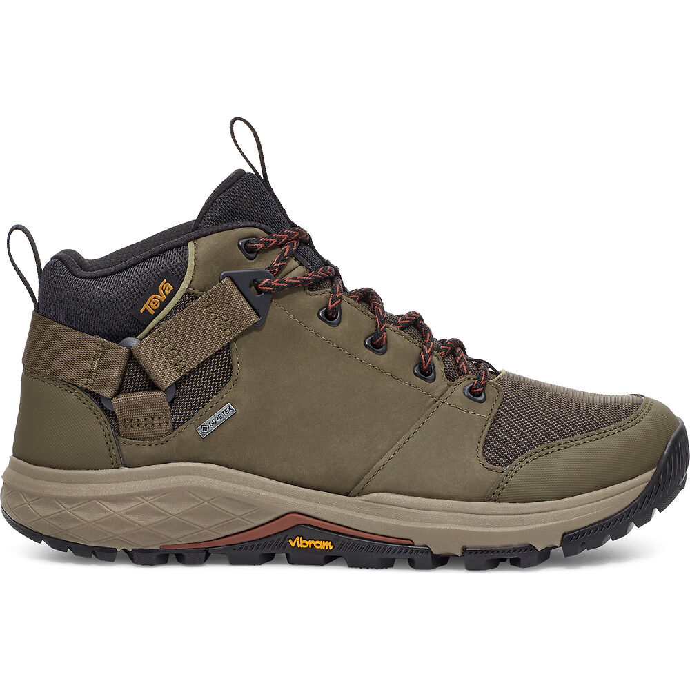 Teva Grandview Gtx Men Boots Dark Olive | RYOTA-7546