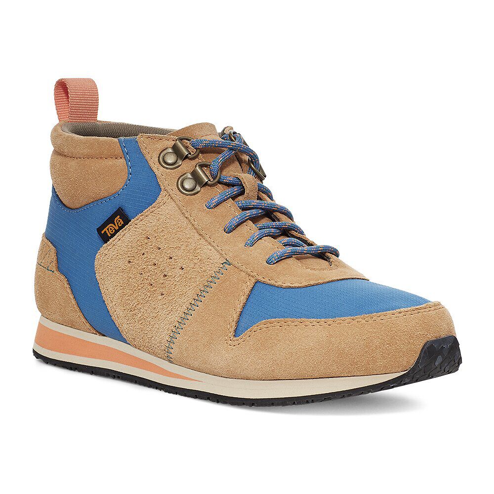 Teva Highside '84 Mid Women Boots Blue Khaki | QIOLU-1396