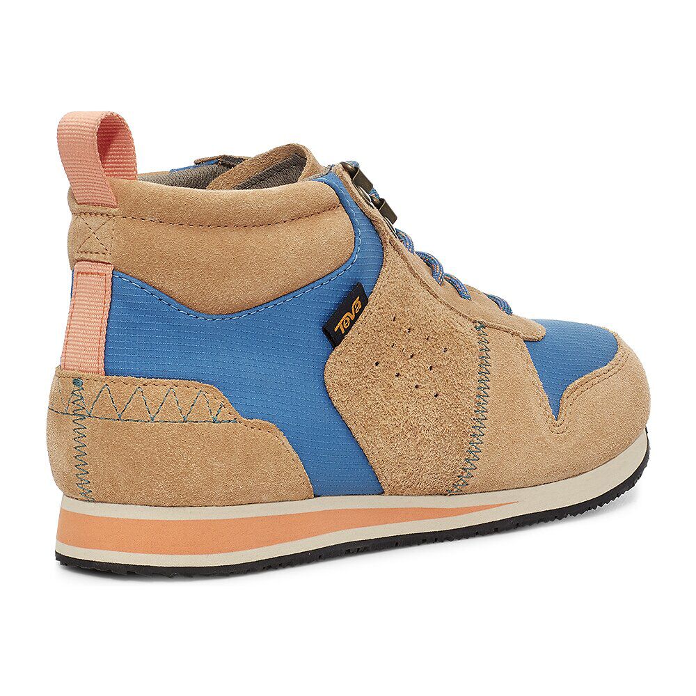 Teva Highside '84 Mid Women Boots Blue Khaki | QIOLU-1396