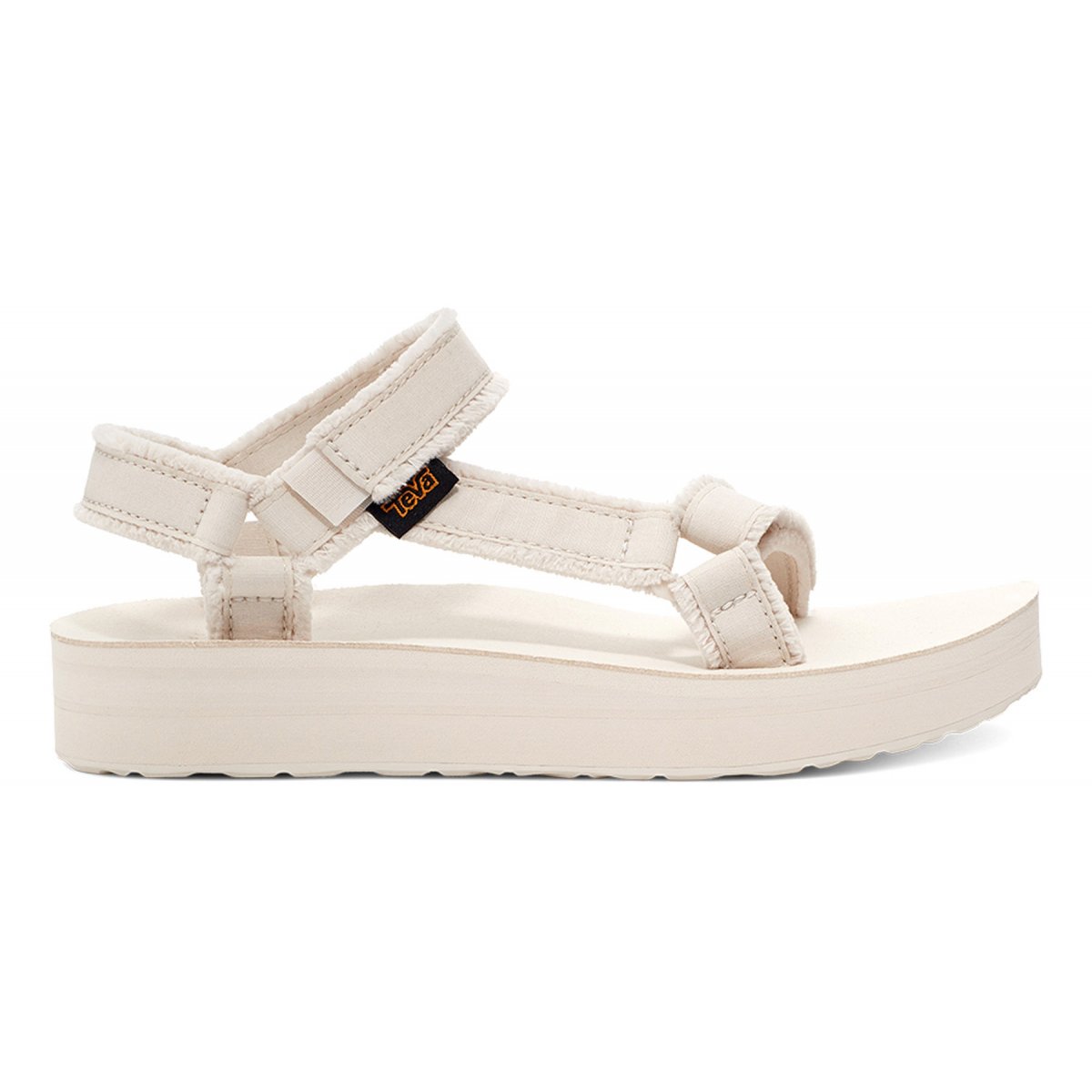 Teva Midform Universal Canvas Women Platform Sandals White | QAILM-6905