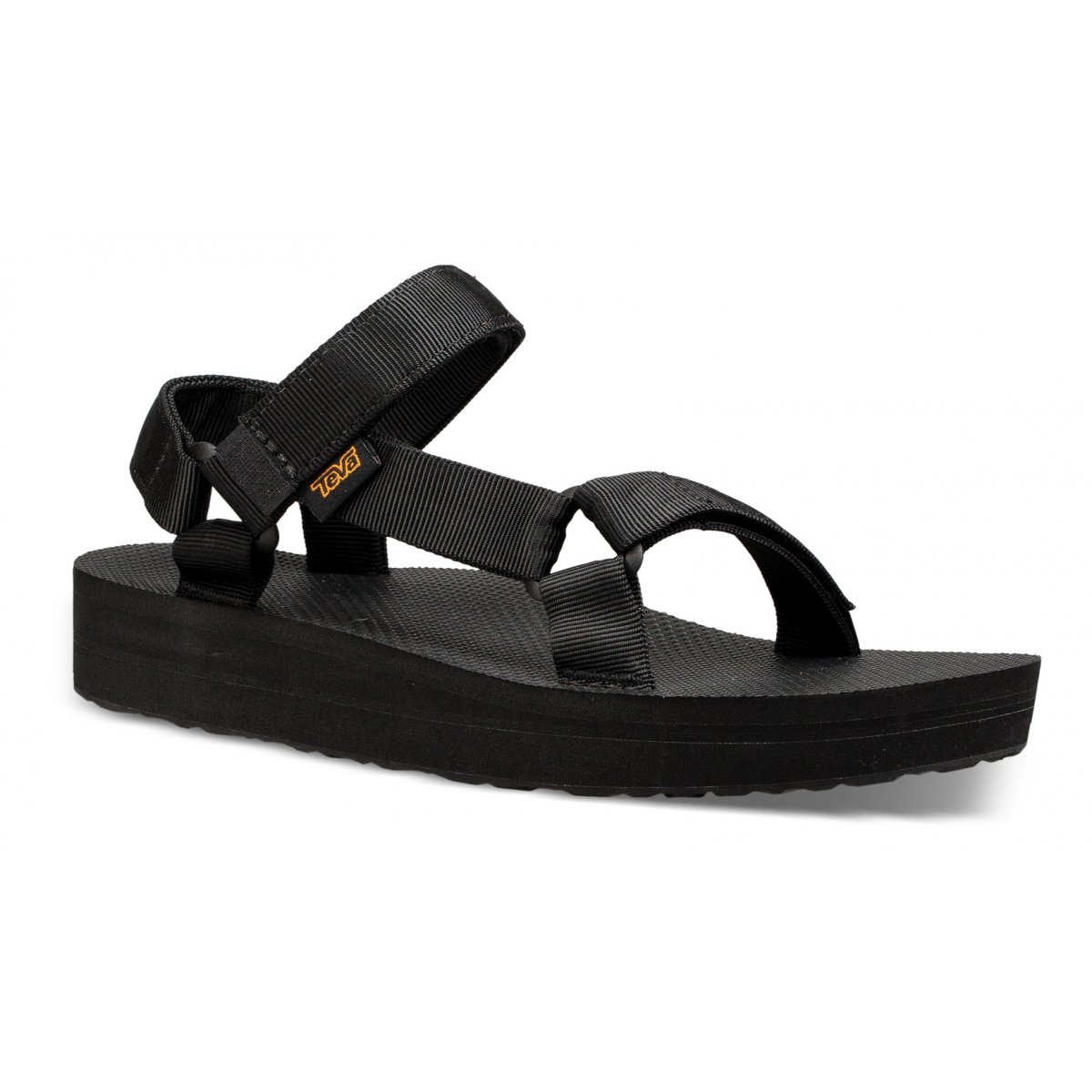 Teva Midform Universal Women Platform Sandals Black | FXBUO-1760