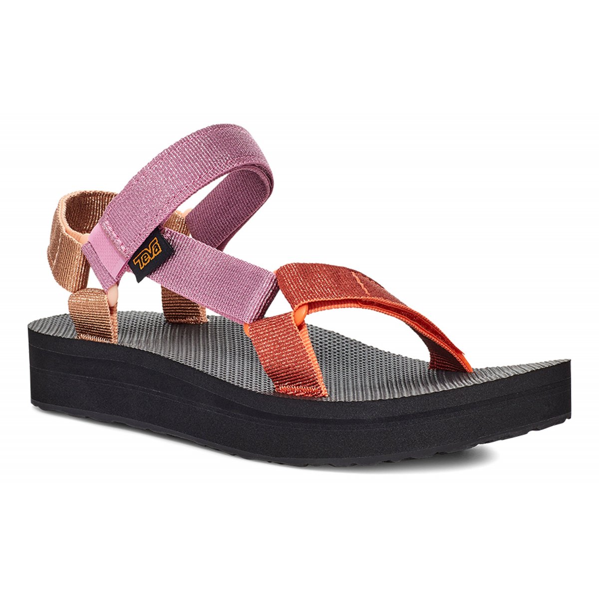 Teva Midform Universal Women Platform Sandals Pink Multicolor | OJUZQ-4739