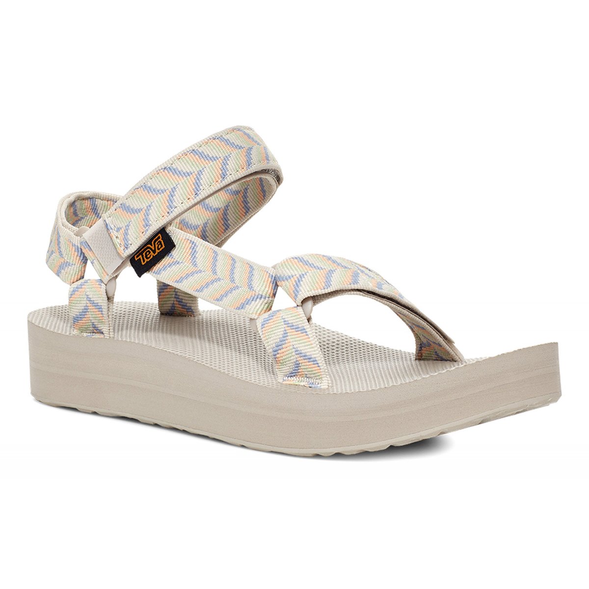 Teva Midform Universal Women Platform Sandals White | SNMXJ-4736