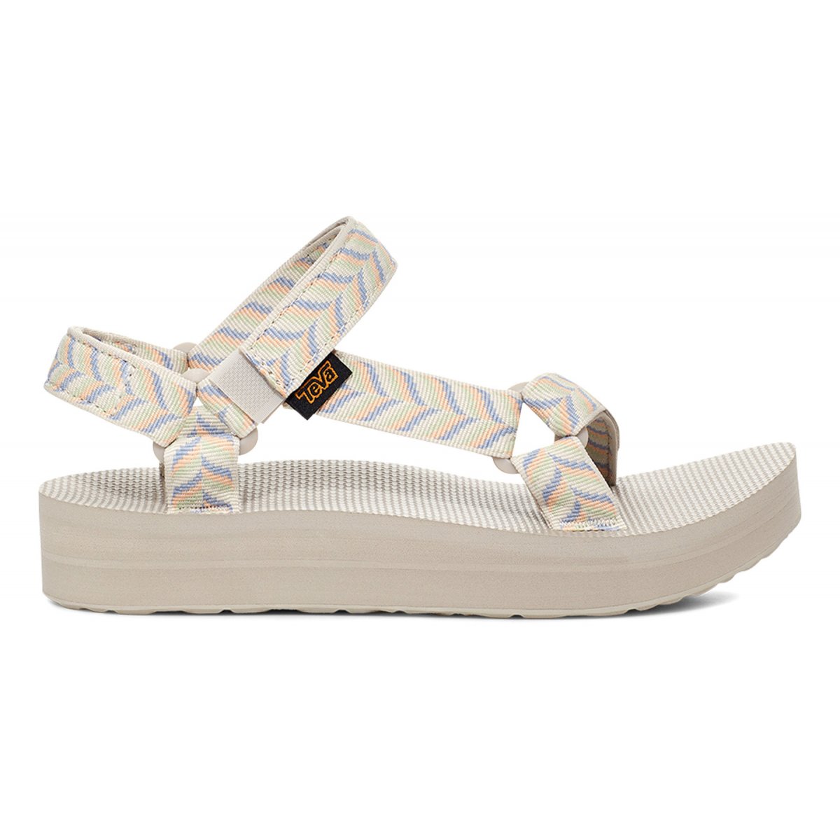 Teva Midform Universal Women Platform Sandals White | SNMXJ-4736