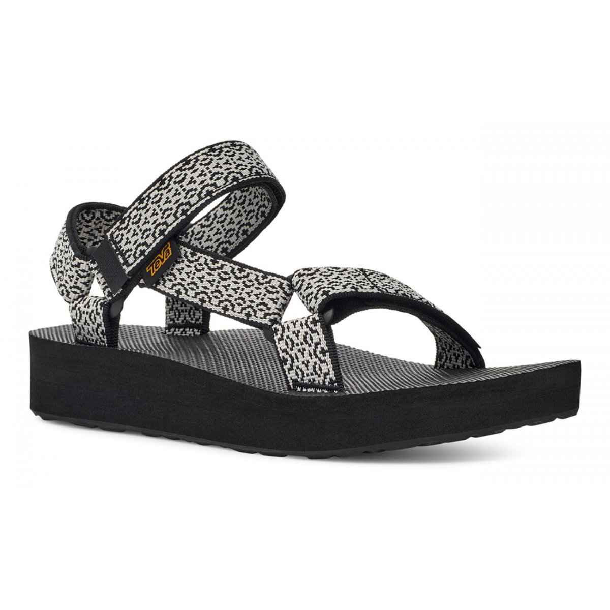 Teva Midform Universal Women Platform Sandals Black | QAHCN-5386