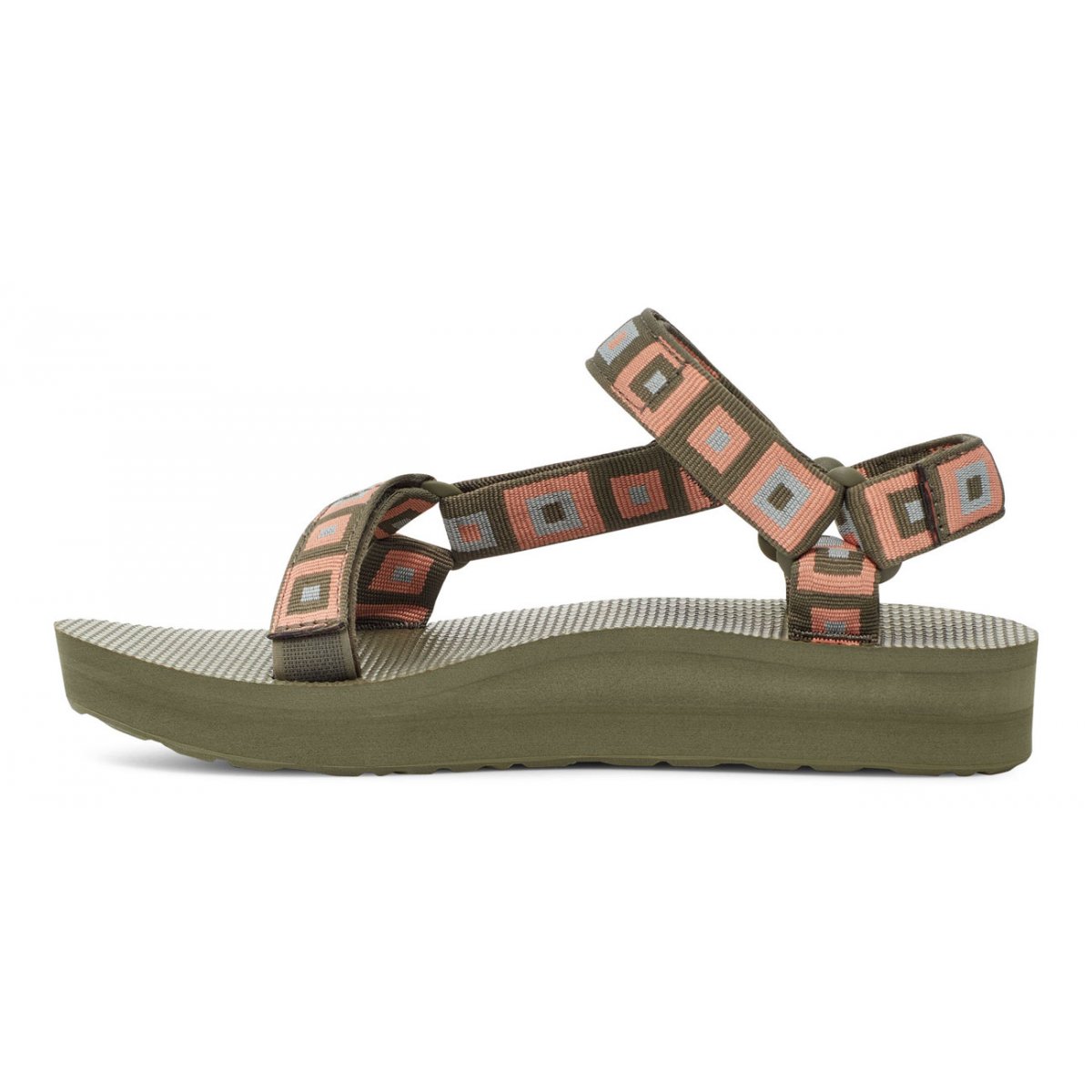 Teva Midform Universal Women Platform Sandals Olive | EBJZW-6159