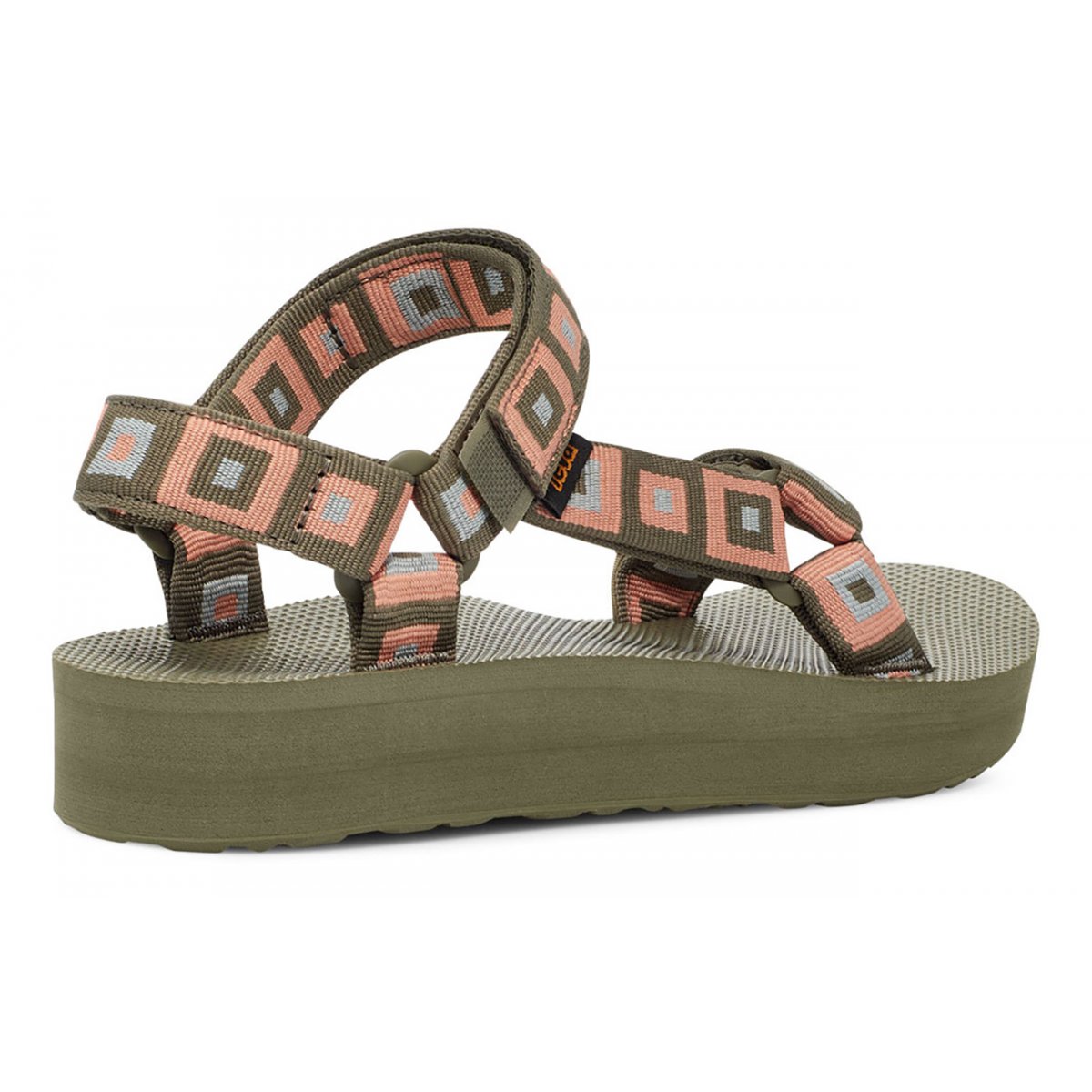 Teva Midform Universal Women Platform Sandals Olive | EBJZW-6159