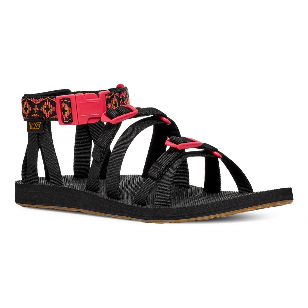 Teva Original Alp Revive Men Original Sandals Red Black | CZKAY-5048