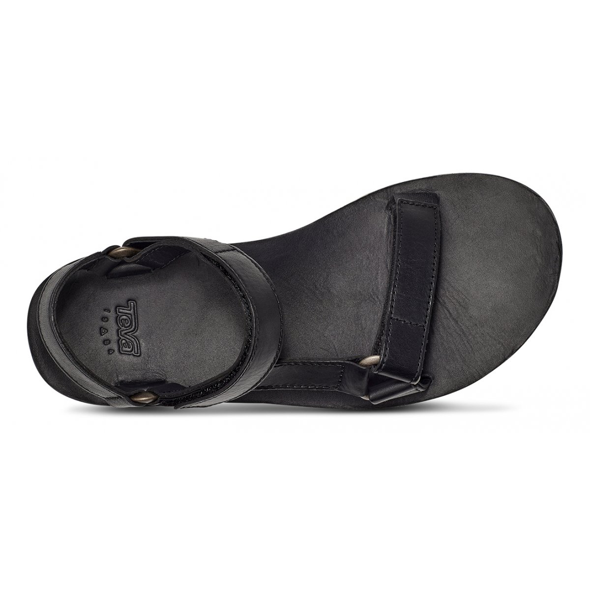 Teva Original Universal Leather Women Original Sandals Black | JKMPG-5716