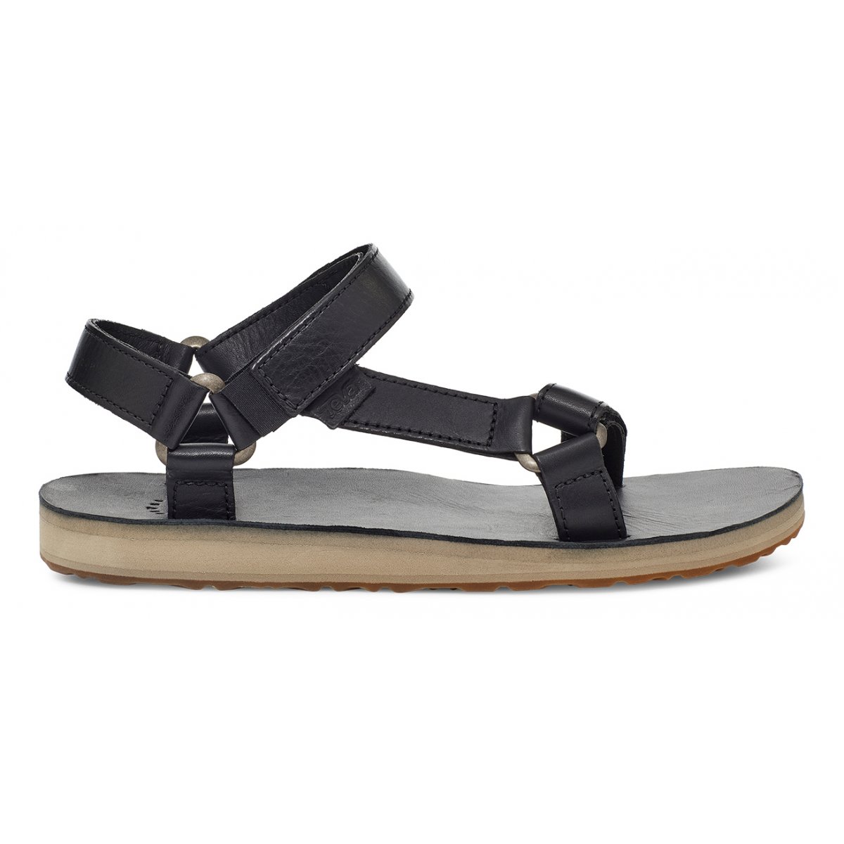 Teva Original Universal Leather Women Original Sandals Black | JKMPG-5716