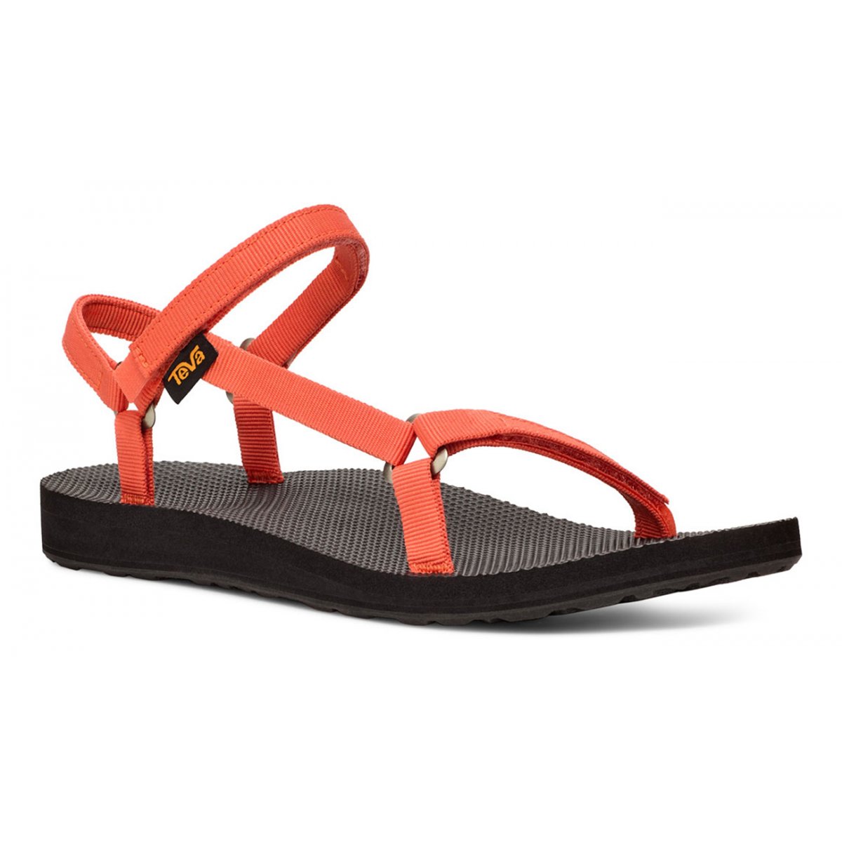 Teva Original Universal Slim Women Original Sandals Red Black | KUWTN-7065