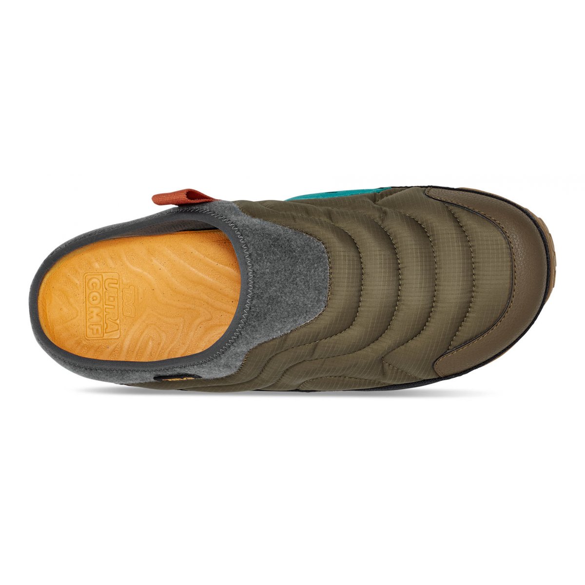 Teva Reember Terrain Men Slip On Dark Olive | KGLHT-3065