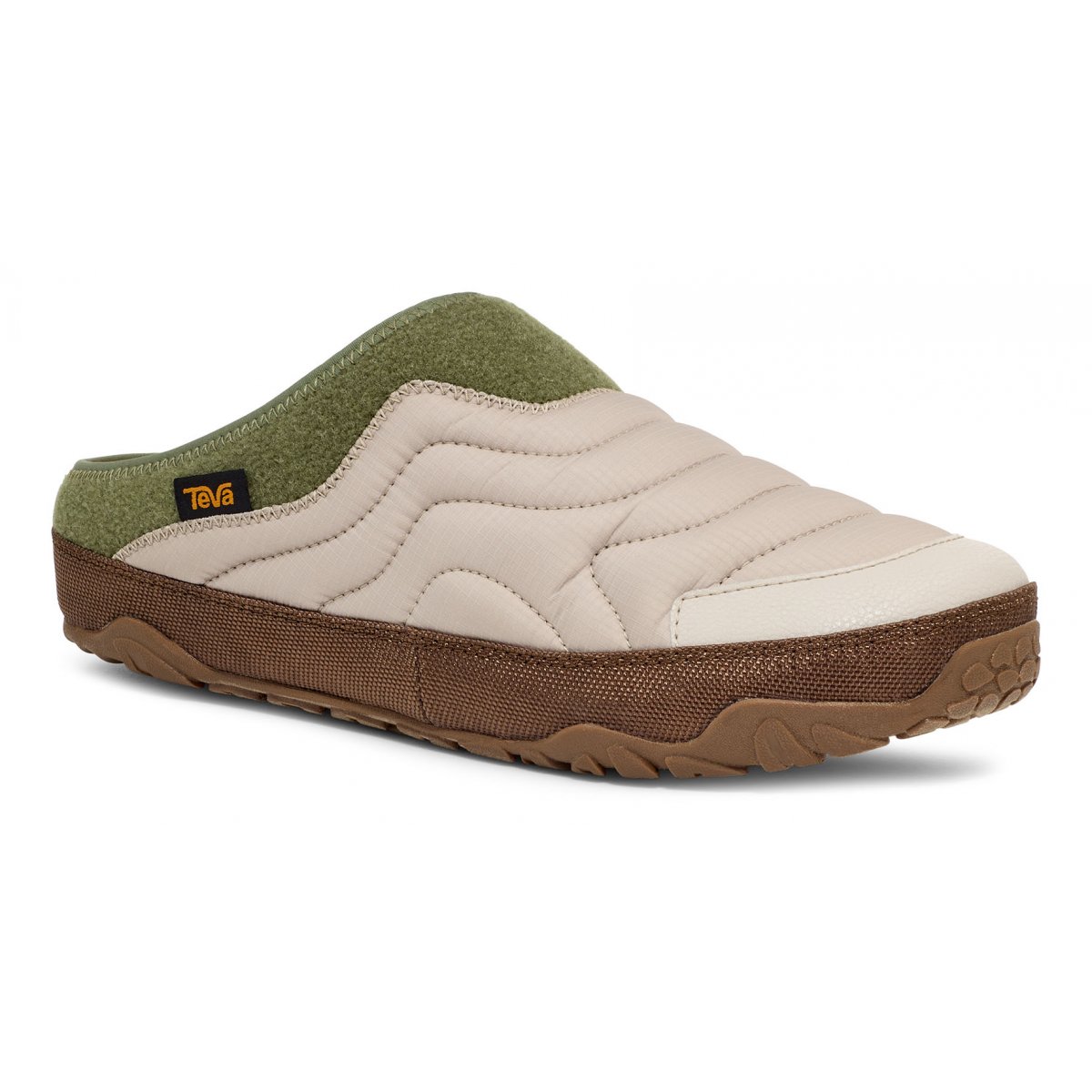 Teva Reember Terrain Men Slip On White Olive | FRPUV-3562