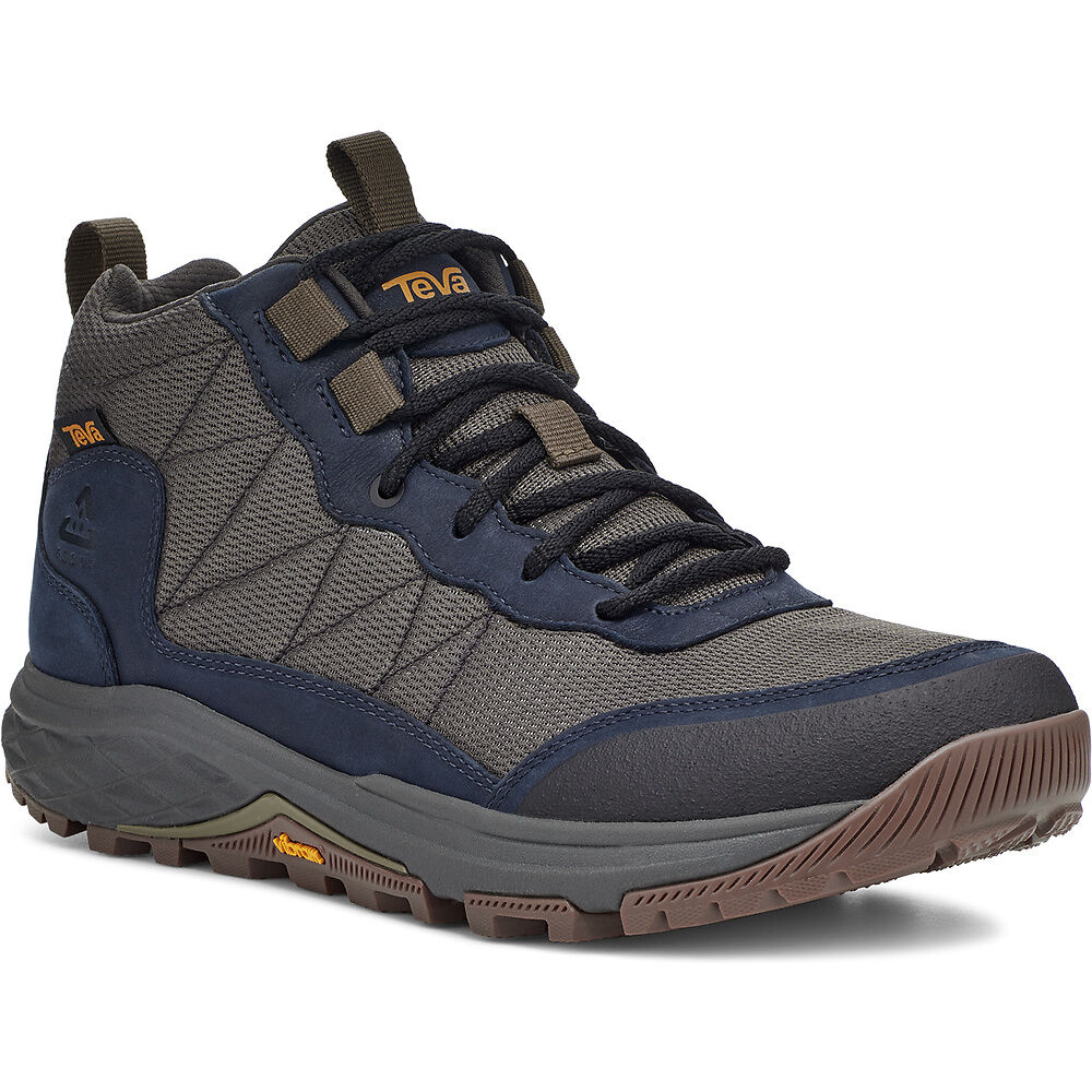 Teva Ridgeview Mid Men Boots Blue Brown | VKEMU-7145