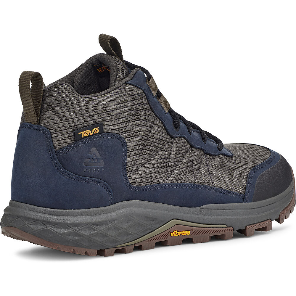 Teva Ridgeview Mid Men Boots Blue Brown | VKEMU-7145