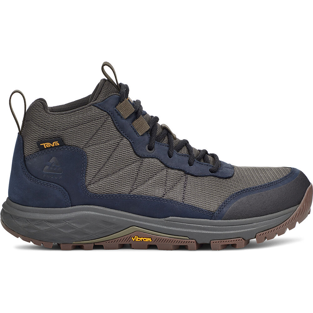 Teva Ridgeview Mid Men Boots Blue Brown | VKEMU-7145