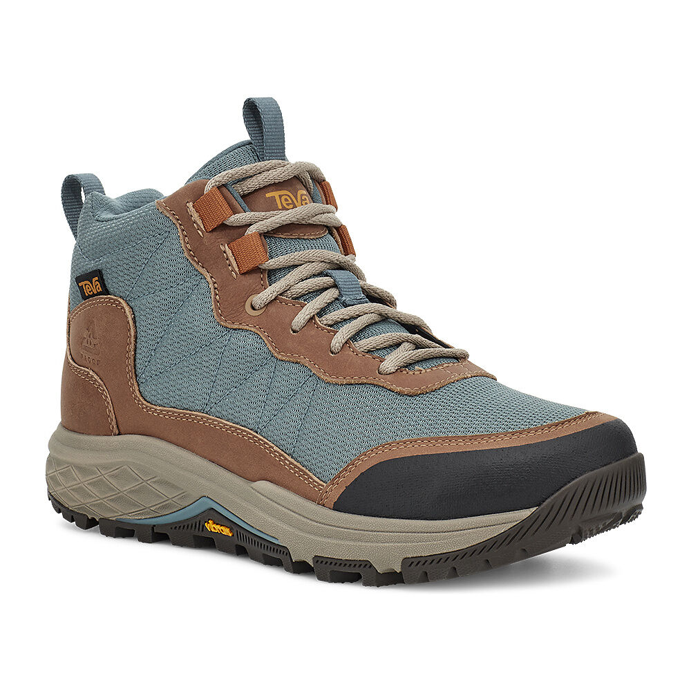 Teva Ridgeview Mid Women Boots Blue Brown | JGRYF-5314