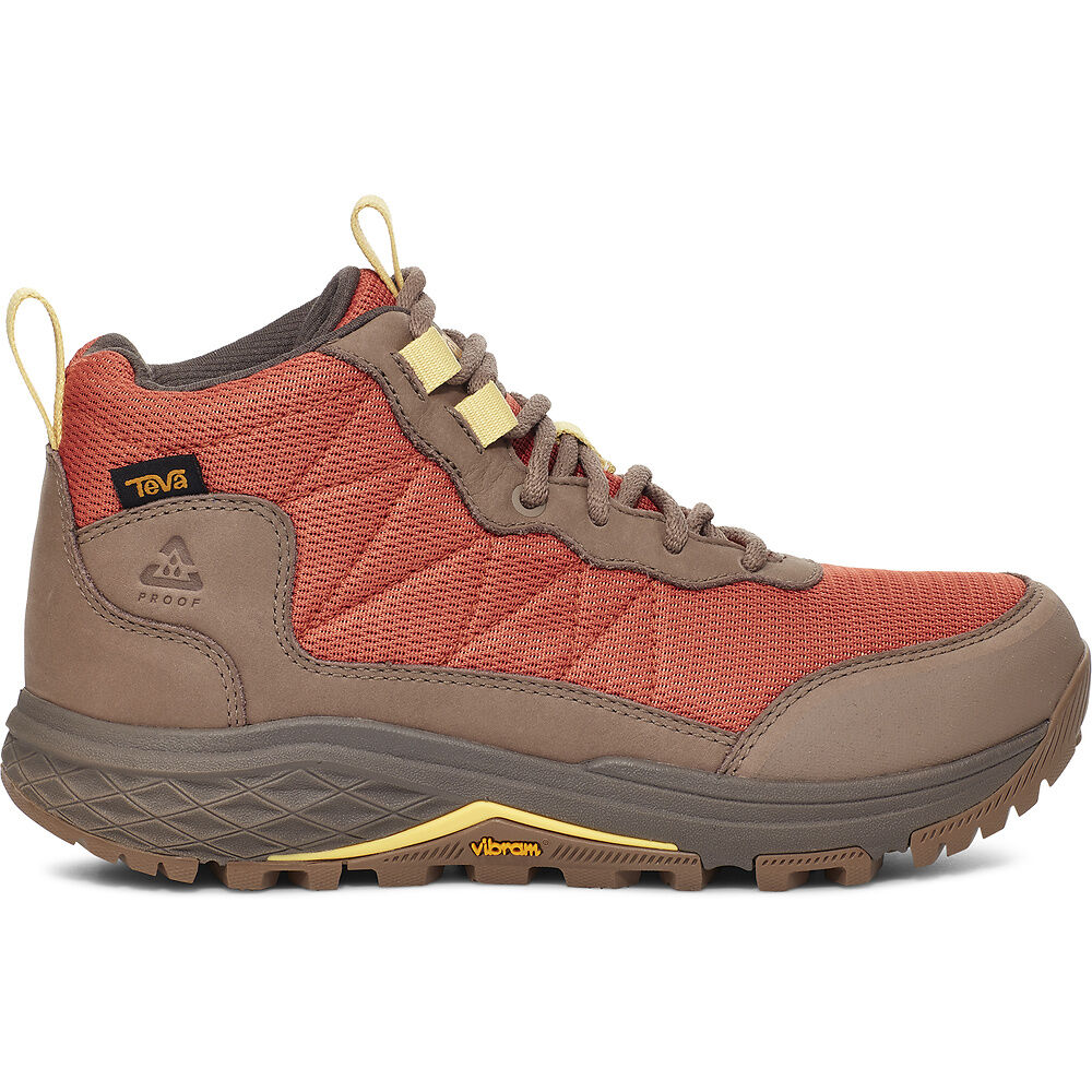 Teva Ridgeview Mid Women Boots Red Brown | RJSAT-3749