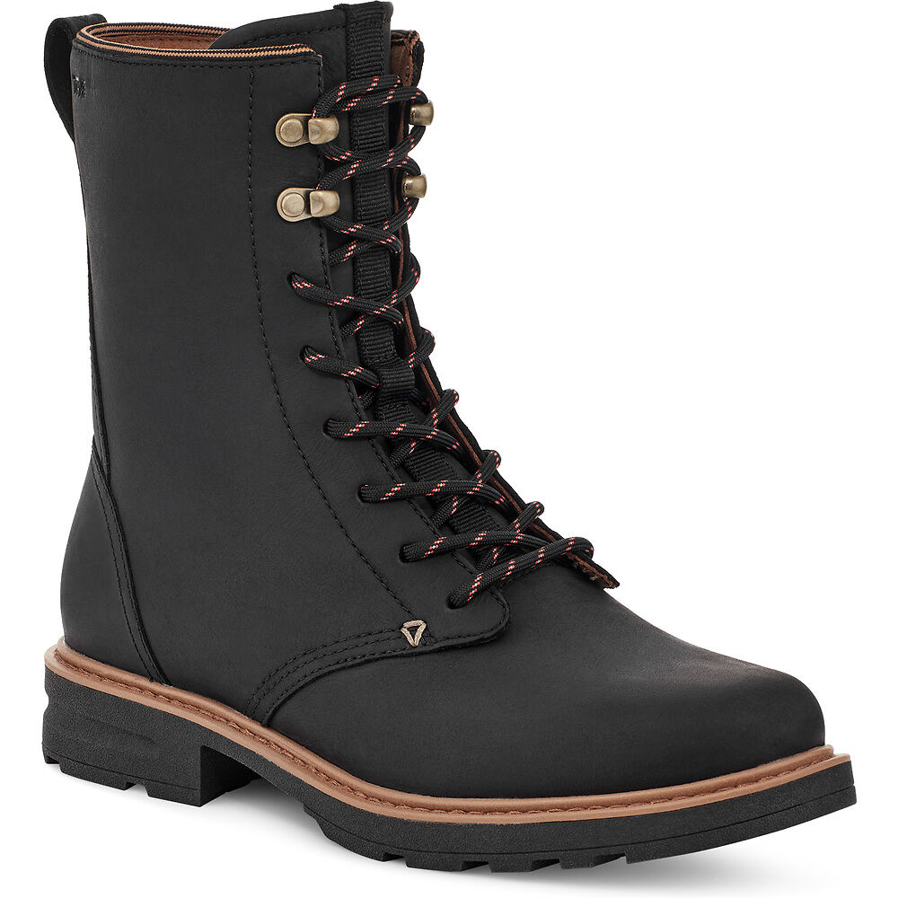 Teva Rowena Lace Women Boots Black | IWBNO-0289