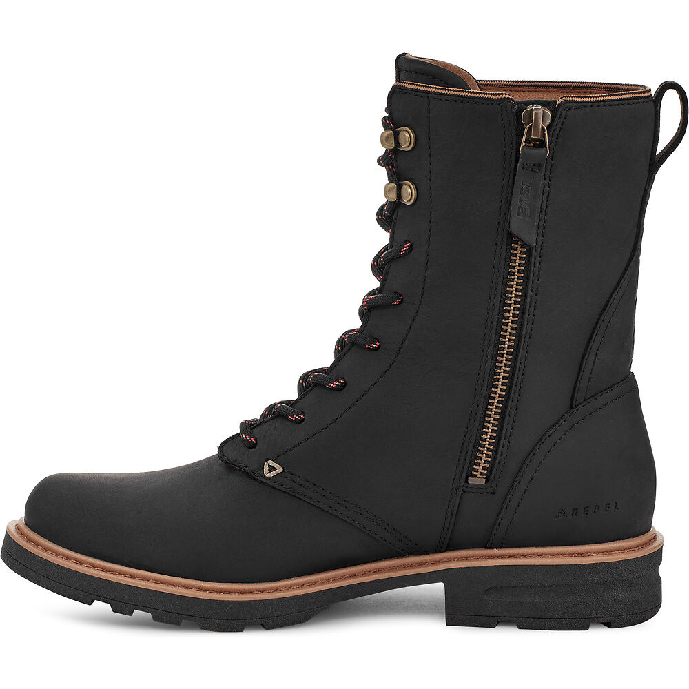 Teva Rowena Lace Women Boots Black | IWBNO-0289