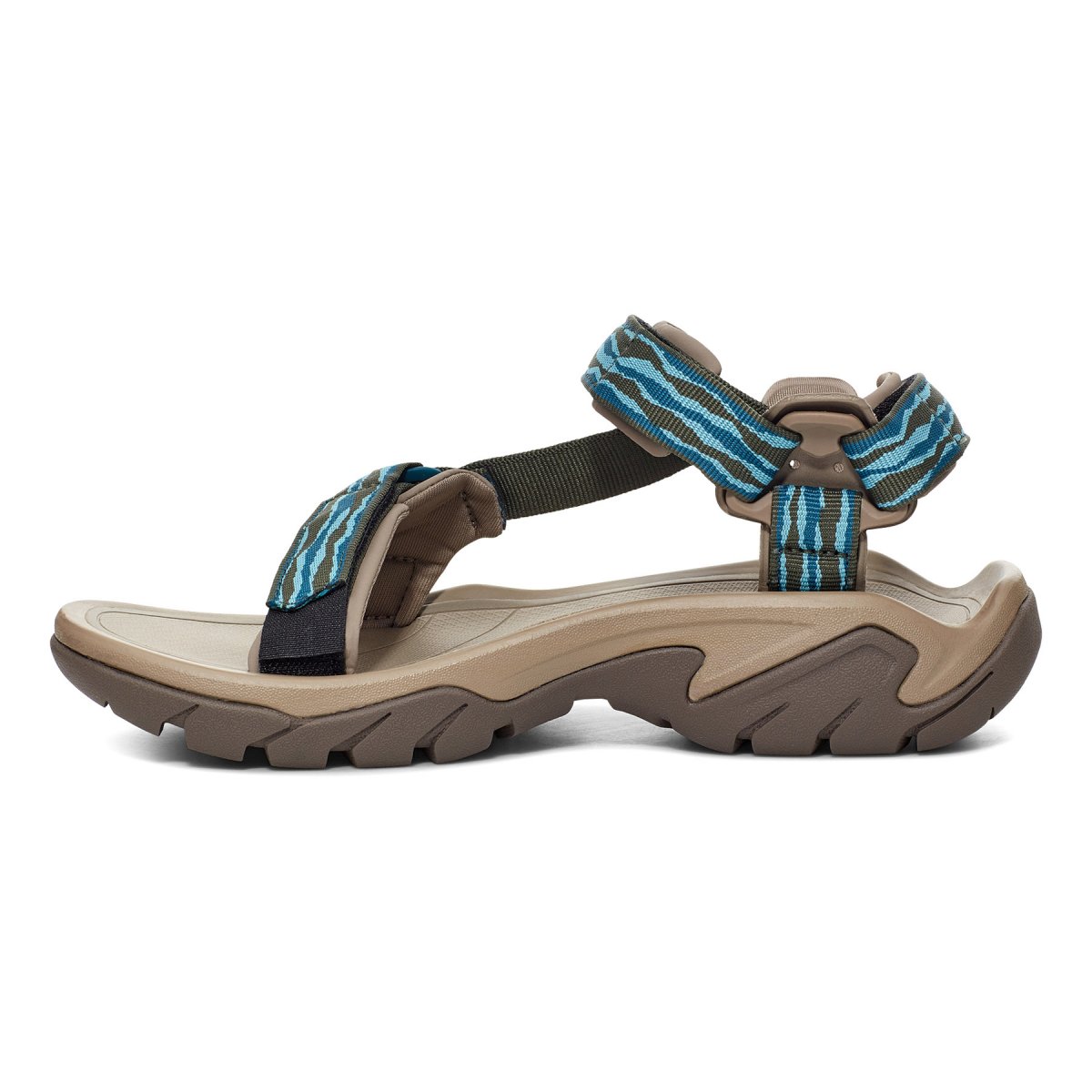 Teva Terra Fi 5 Universal Women Sandals Blue / Green | NADER-0716