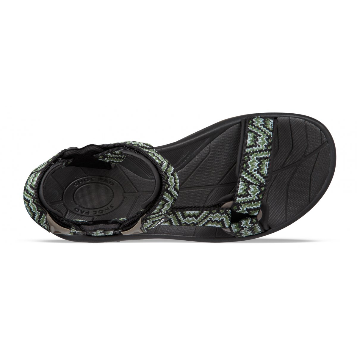 Teva Terra Fi Lite Men Sandals Black Green | GWTHB-9472