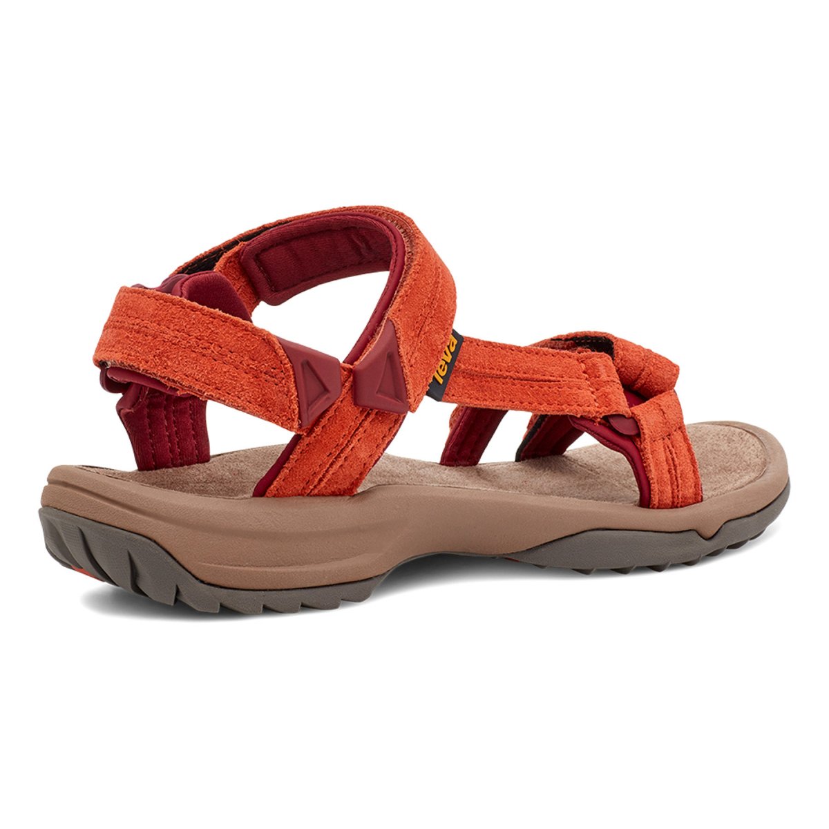 Teva Terra Fi Lite Suede Women Sandals Red Brown | XQMNB-1734