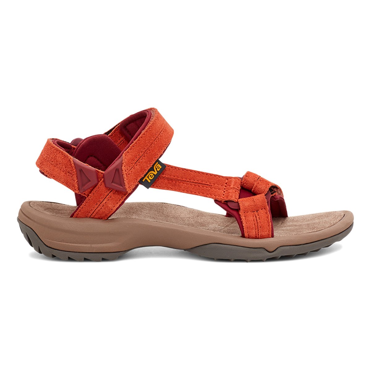 Teva Terra Fi Lite Suede Women Sandals Red Brown | XQMNB-1734