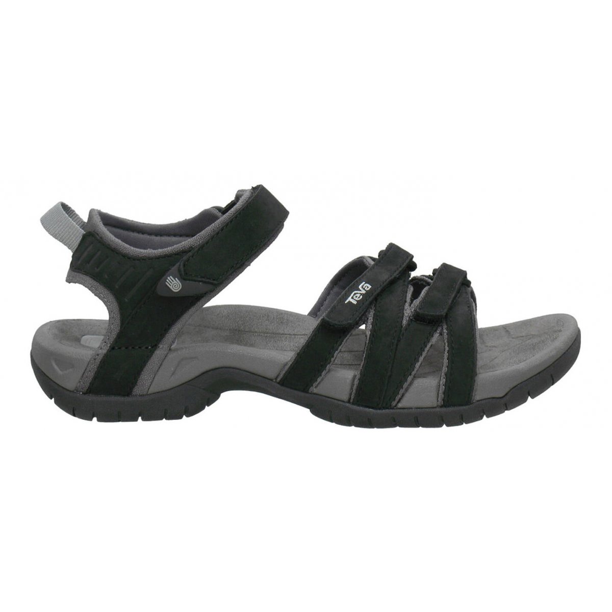 Teva Tirra Leather Women Sandals Black | SGLYW-6942