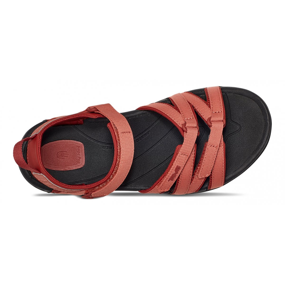 Teva Tirra Women Sandals Red Black | VJFDA-4263