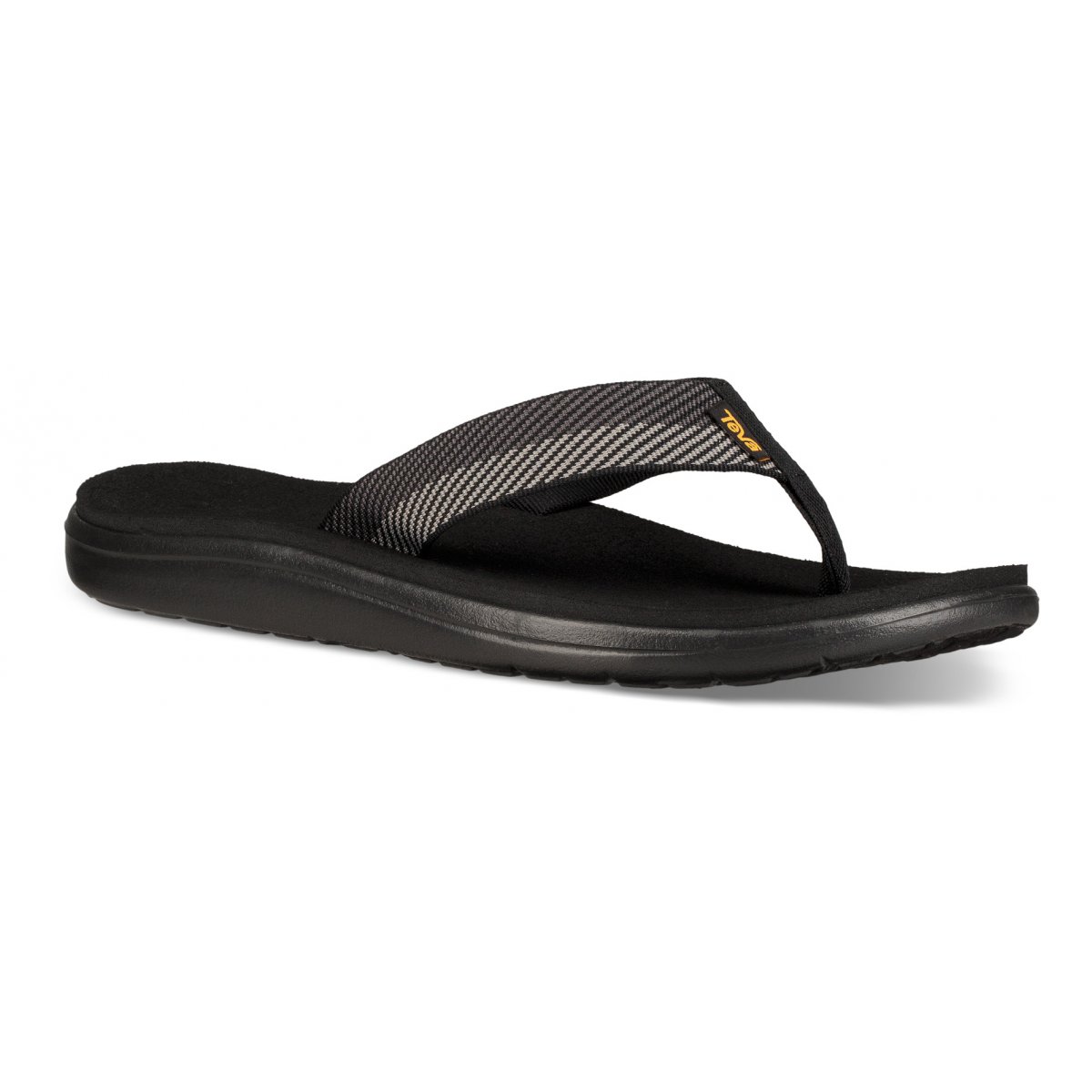 Teva Voya Men Flip Flops Black Grey | XCIDZ-9615